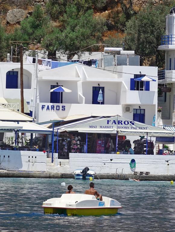 Faros Rooms Loutro Esterno foto