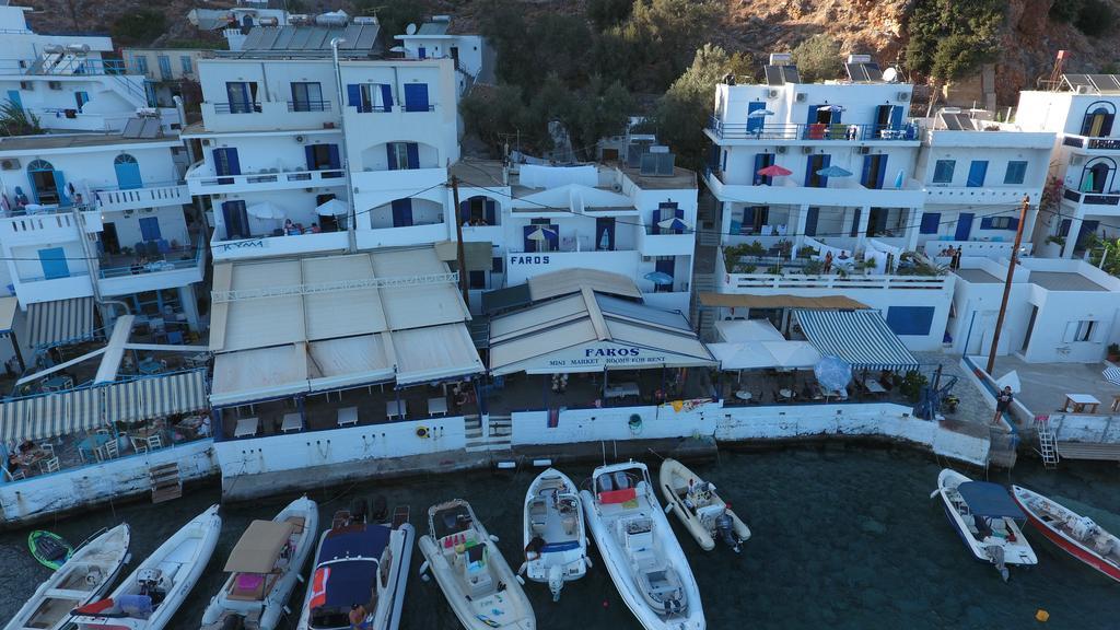 Faros Rooms Loutro Esterno foto