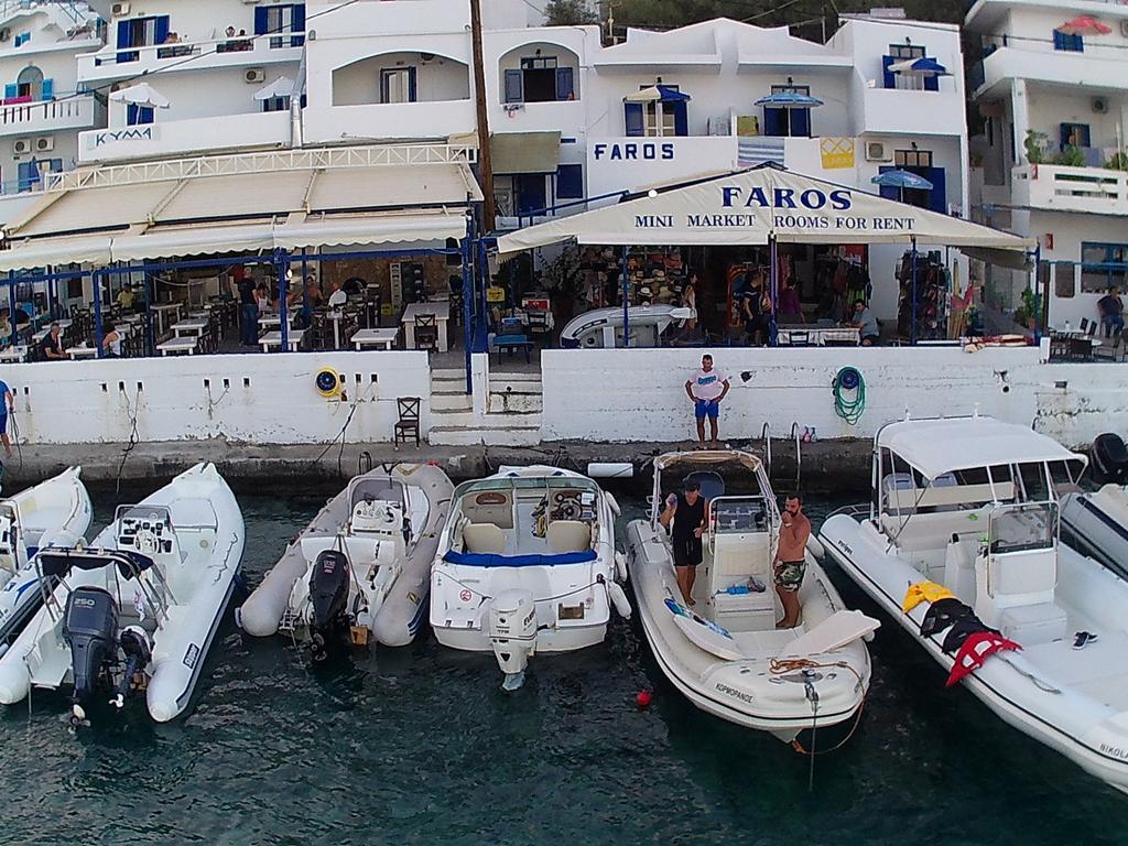 Faros Rooms Loutro Esterno foto